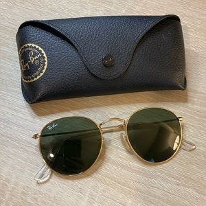 Ray Ban Round Metal Sunglasses